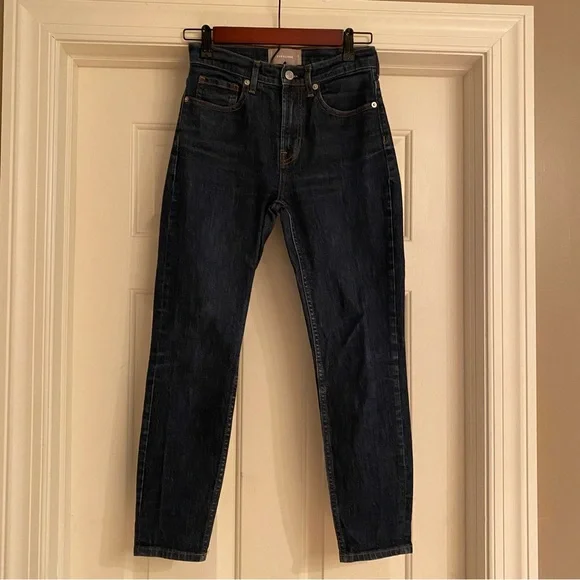 Everlane The Authentic Stretch High-Rise Skinny Size 26 Ankle - Picture 3 of 10